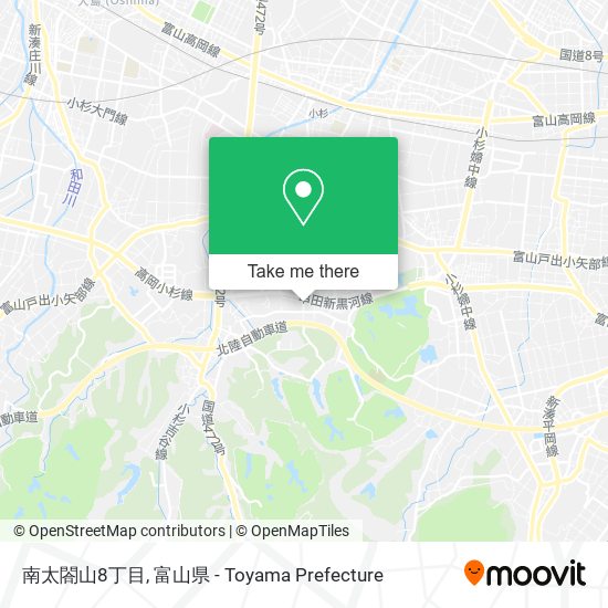 南太閤山8丁目 map