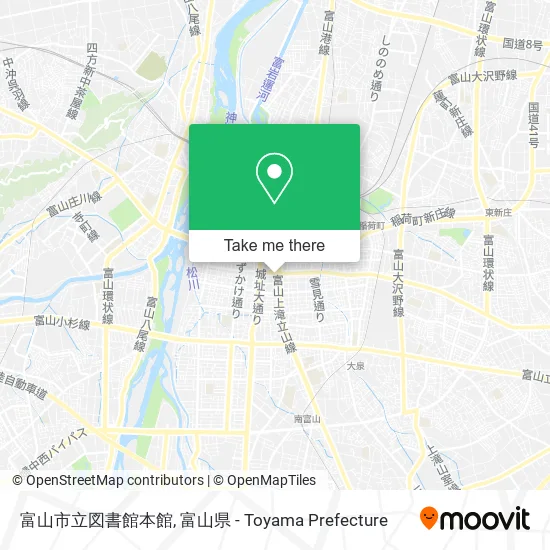 富山市立図書館本館 map