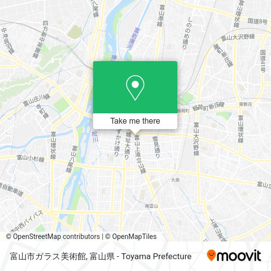 富山市ガラス美術館 map