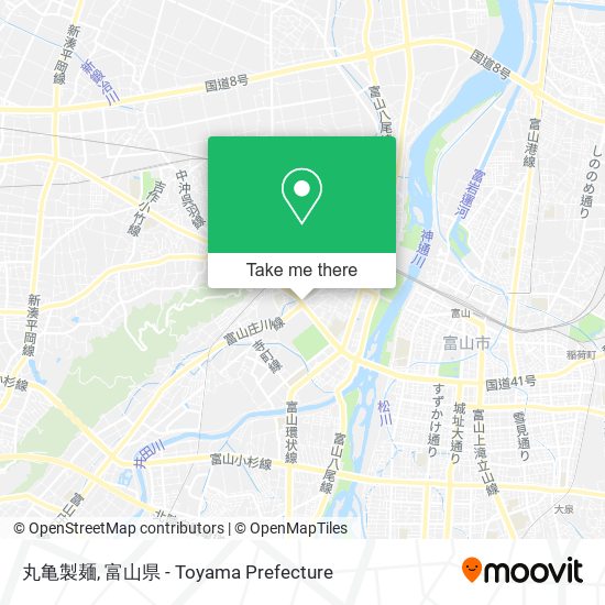 丸亀製麺 map
