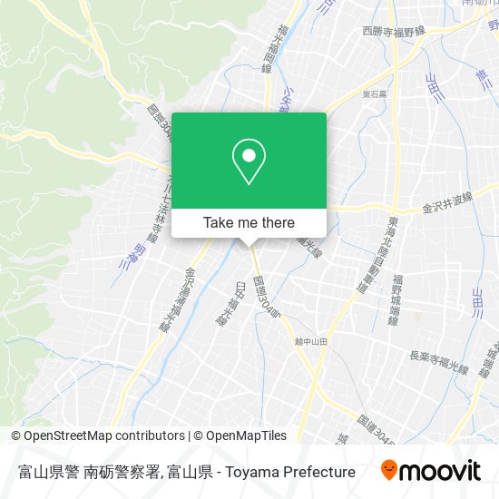 富山県警 南砺警察署 map