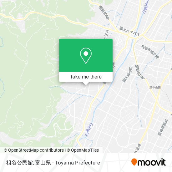 祖谷公民館 map