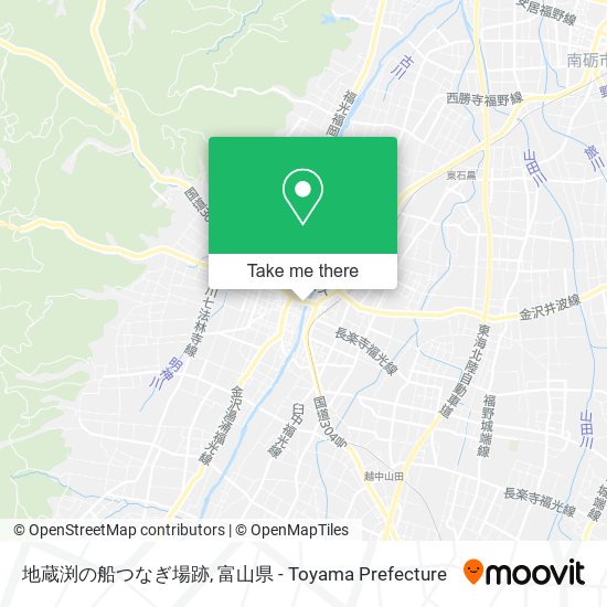 地蔵渕の船つなぎ場跡 map