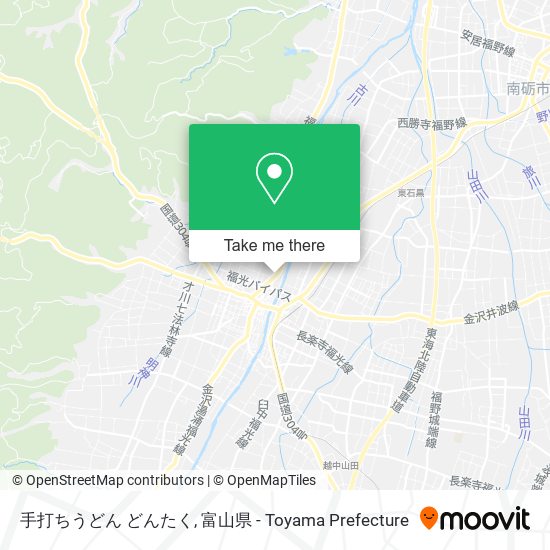 手打ちうどん どんたく map