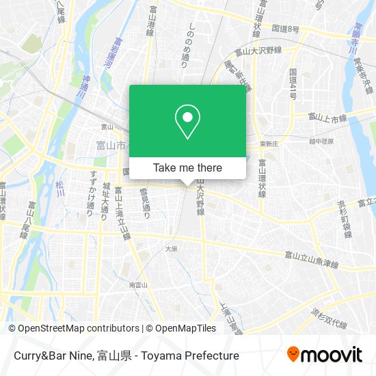 Curry&Bar Nine map