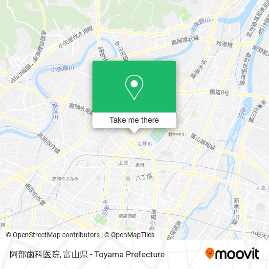 阿部歯科医院 map