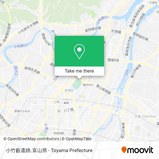 小竹藪遺跡 map