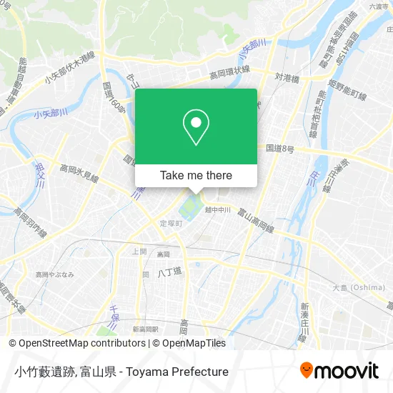 小竹藪遺跡 map