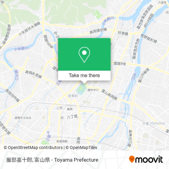 服部嘉十郎 map