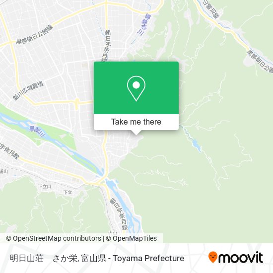 明日山荘　さか栄 map