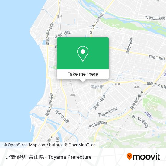 北野踏切 map