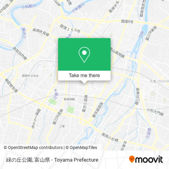 緑の丘公園 map