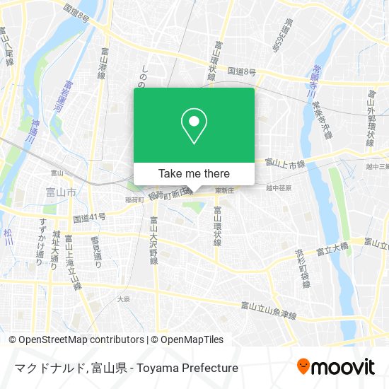 マクドナルド map