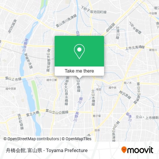 舟橋会館 map