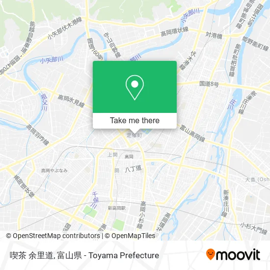 喫茶 余里道 map