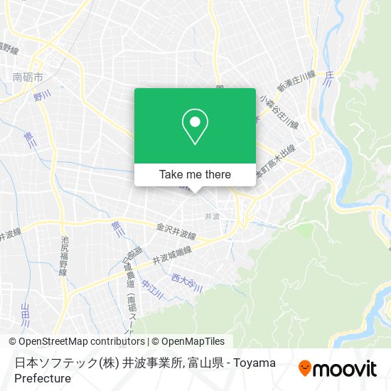 日本ソフテック(株) 井波事業所 map