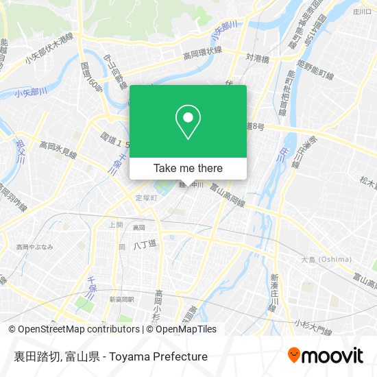 裏田踏切 map