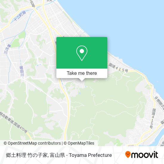 郷土料理 竹の子家 map