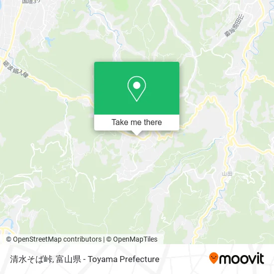 清水そば峠 map
