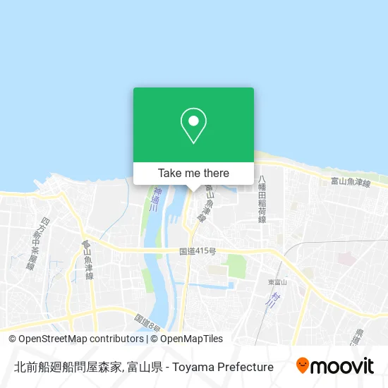 北前船廻船問屋森家 map