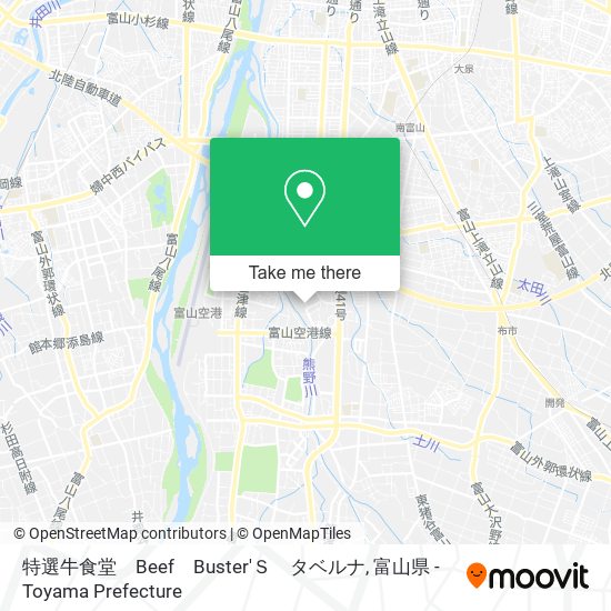 特選牛食堂　Beef　Buster'Ｓ　タベルナ map