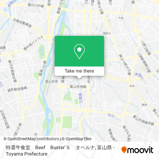 Selected Beef Restaurant Beef Buster's Taverna map