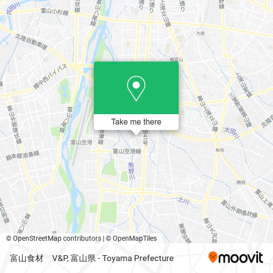 富山食材　V&P map