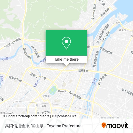高岡信用金庫 map