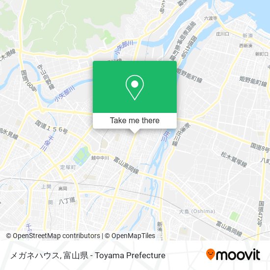 メガネハウス map