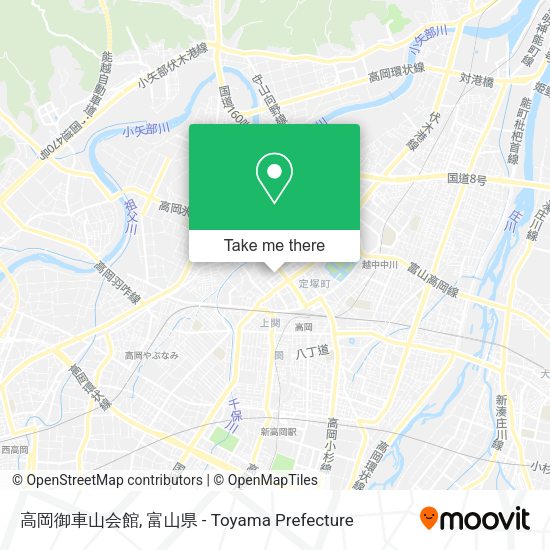 高岡御車山会館 map