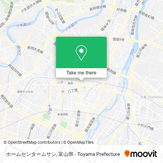 ホームセンタームサシ map
