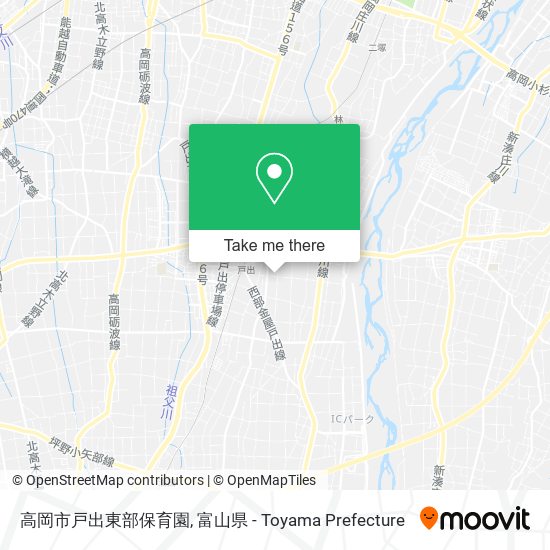 高岡市戸出東部保育園 map