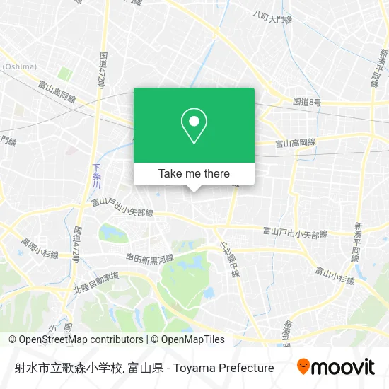 射水市立歌森小学校 map