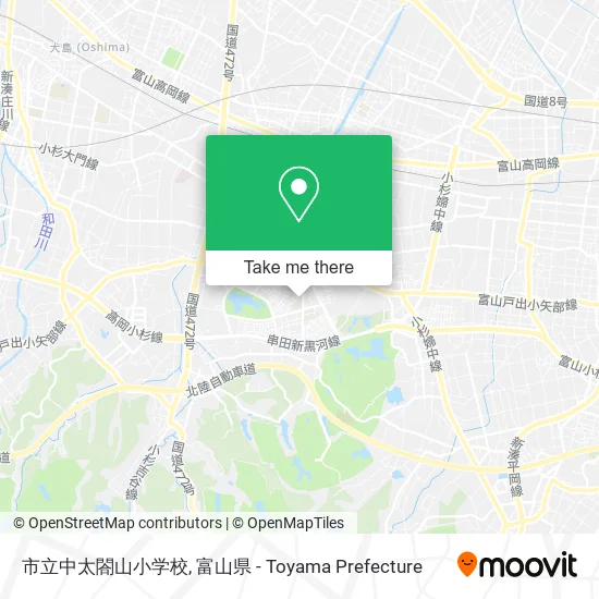 市立中太閤山小学校 map