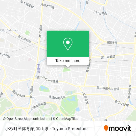 小杉町民体育館 map