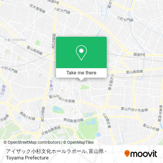 アイザック小杉文化ホールラポール map