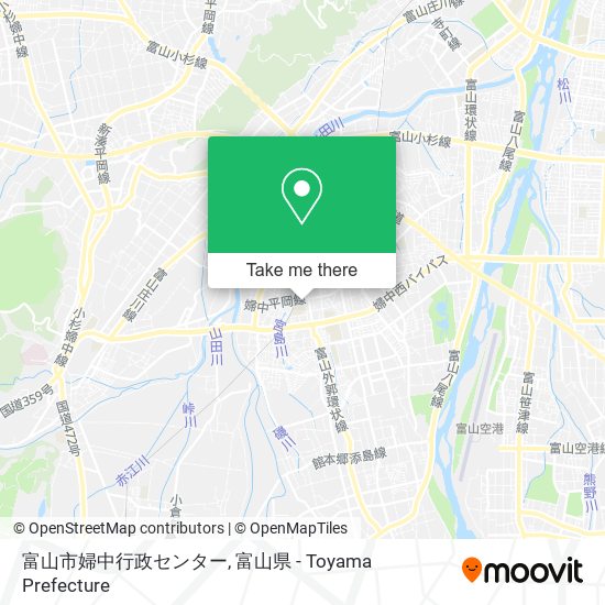 富山市婦中行政センター map