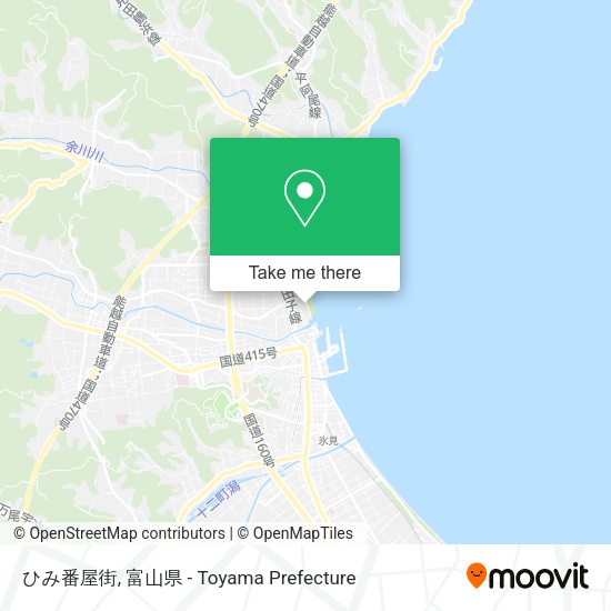 ひみ番屋街 map