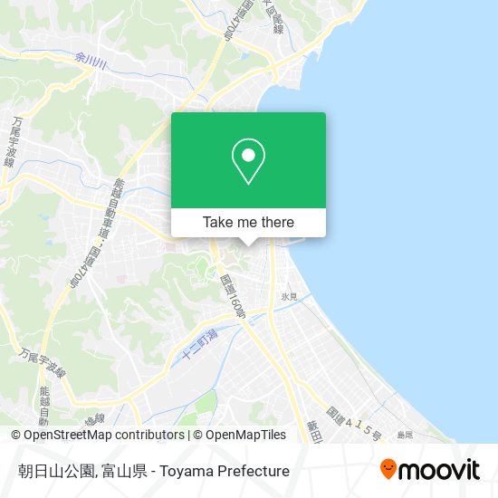 朝日山公園 map