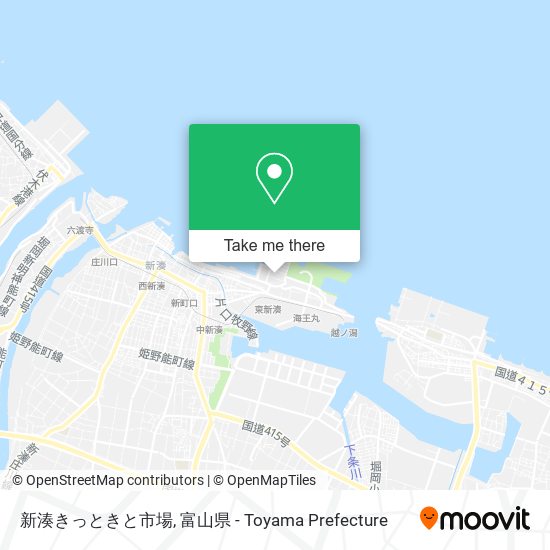 新湊きっときと市場 map