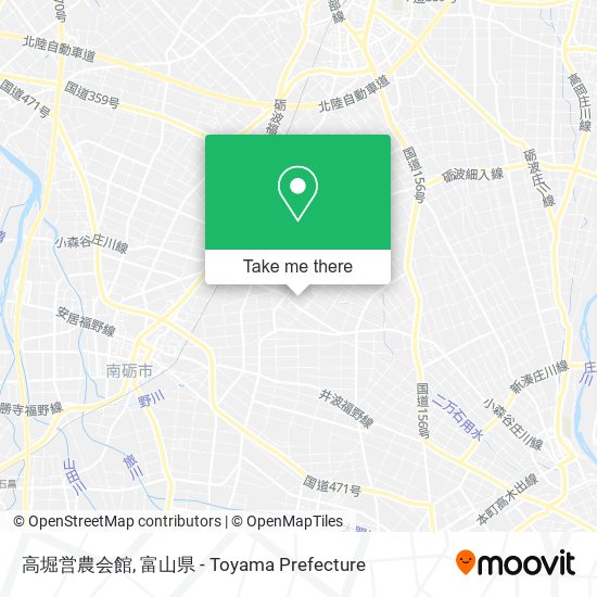 高堀営農会館 map