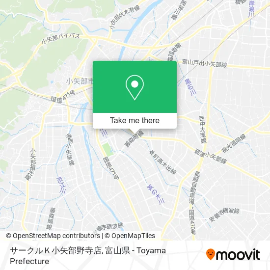 サークルＫ小矢部野寺店 map
