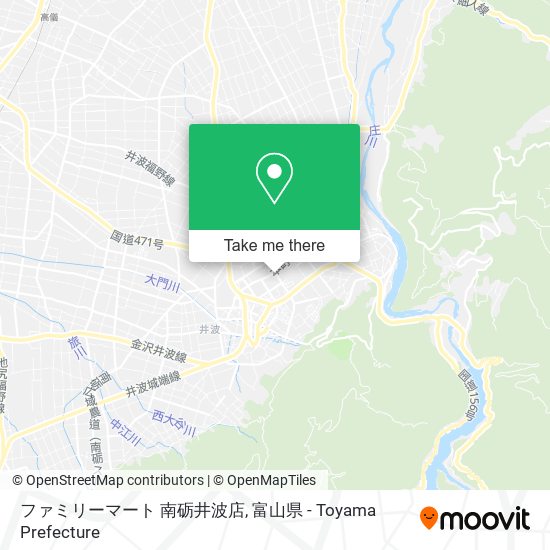 ファミリーマート 南砺井波店 map