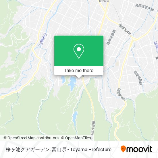 桜ヶ池クアガーデン map