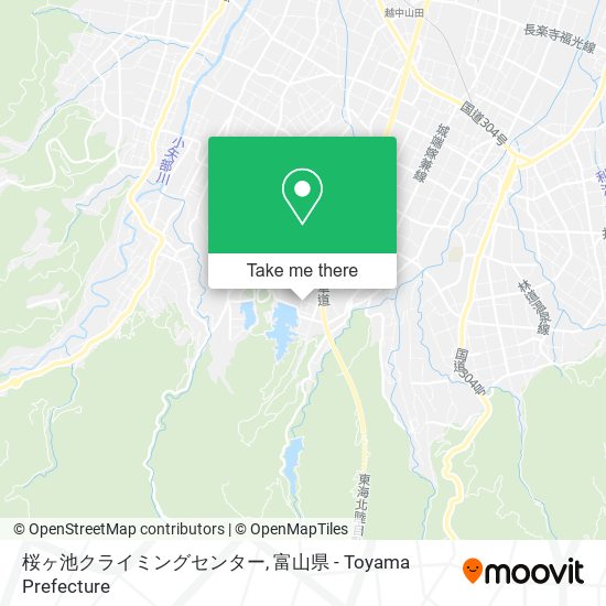 桜ヶ池クライミングセンター map