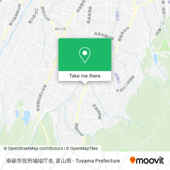南砺市役所城端庁舎 map