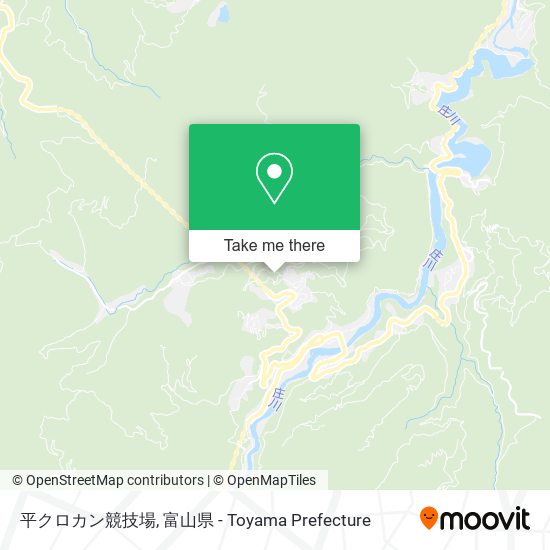 平クロカン競技場 map