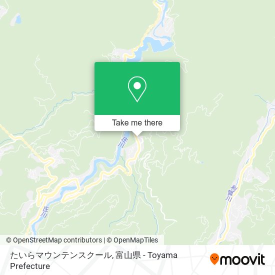 たいらマウンテンスクール map