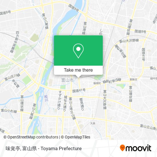 味覚亭 map