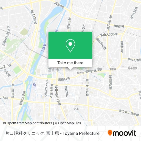 片口眼科クリニック map